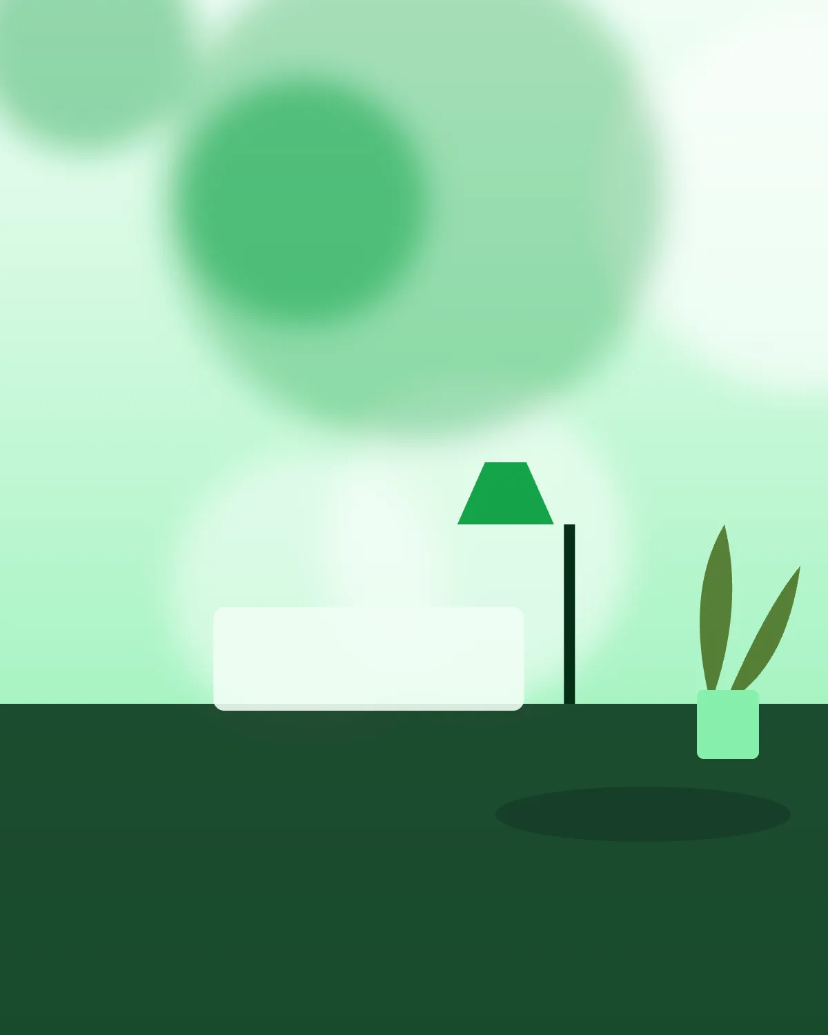 Plants by the window